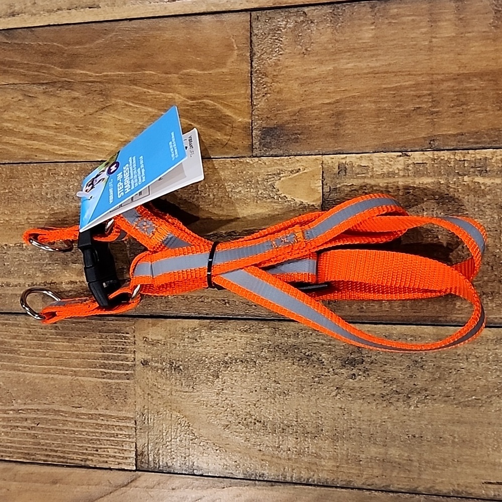 Vibrant Life Hunter Step-in Harness for Dogs, Orange, size Medium